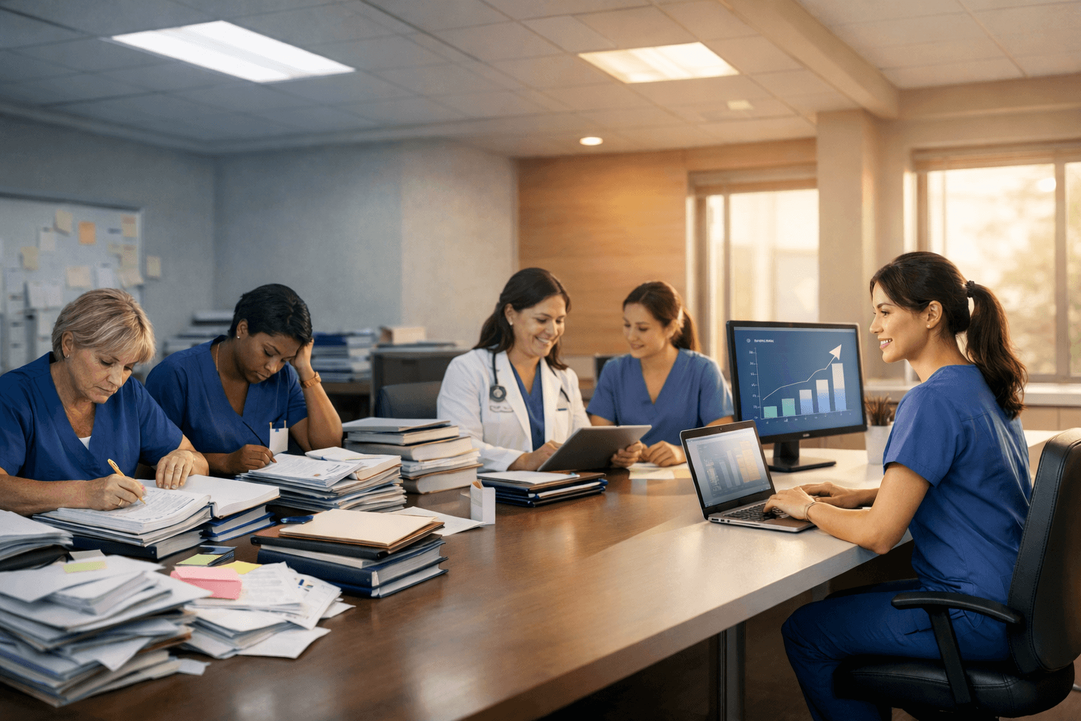 NELP Digital Clinical Ladder platform showing portfolio submissions and advancement progress