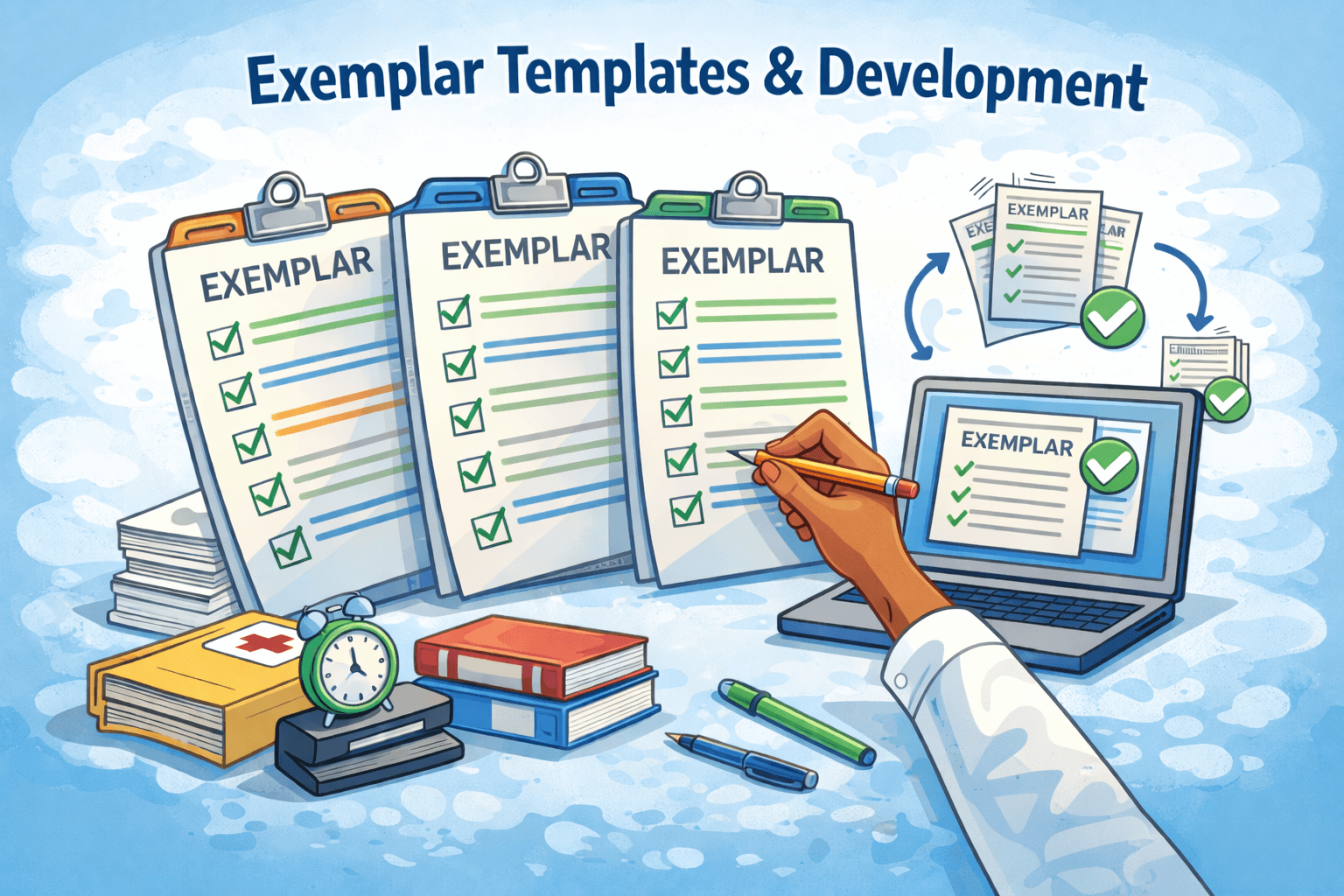 Exemplar template development tools